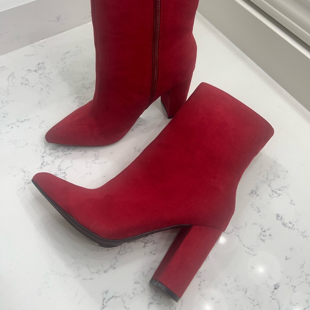 Red booties